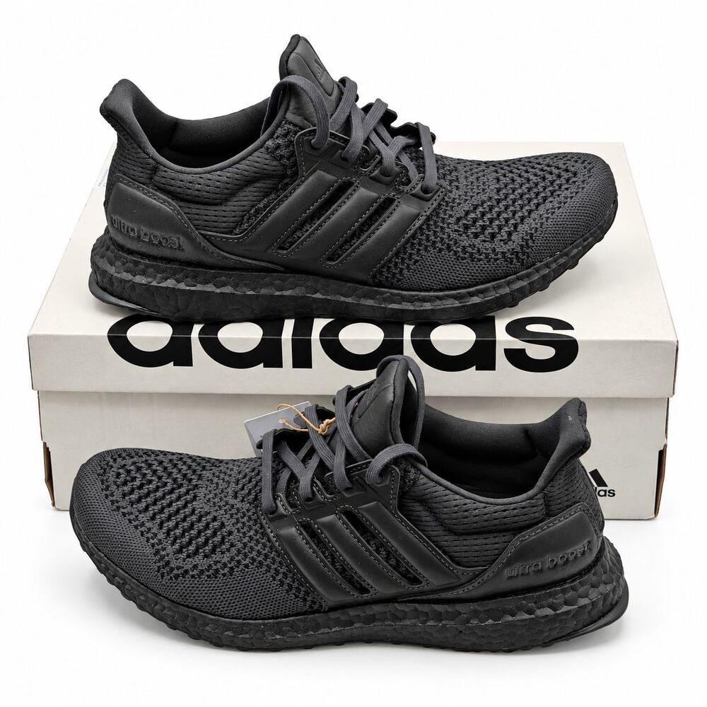 adidas Ultraboost 1.0 DNA Mens 7.5 Carbon Core Black GY7486 Boost Running Shoes
